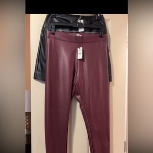 Express pleather legging